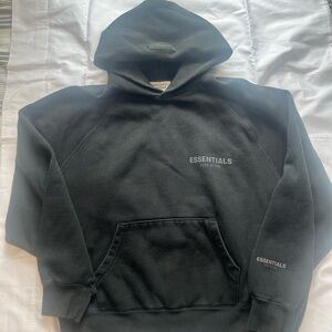 Essentials Charcoal Hoodie for Men